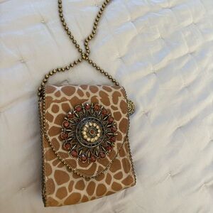 LeatherRock giraffe crossbody bag